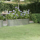 Vidaxl plantenbak 152x40x36 cm gegalvaniseerd staal zilverkleurig