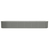 Casella di pianificazione Vidaxl 260x40x36 cm in polvere grigio rivestito