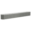 Vidaxl fioriera 332x40x36 cm in polvere grigio ricoperto
