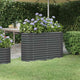Vidaxl plantenbak 114x40x68 cm gegalvaniseerd staal antracietkleurig