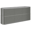 Vidaxl fioriera 152x40x68 cm in polvere grigio ricoperto