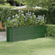 Vidaxl plantenbak 224x40x68 cm gegalvaniseerd staal groen