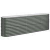 Vidaxl Planning Box 224x40x68 cm in polvere antracite in acciaio rivestito