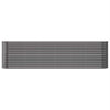 Casella di pianificazione Vidaxl 260x40x68 cm in polvere con antracite in acciaio rivestito