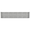 Vidaxl plantenbak 332x40x68 cm gegalvaniseerd staal zilverkleurig