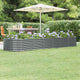 Vidaxl Planning Box 296x80x36 cm en polvo -acero recubierto de antracita