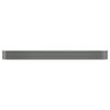 Casella di pianificazione Vidaxl 440x80x36 cm in polvere grigio in acciaio rivestito