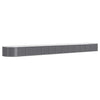 Casella di pianificazione Vidaxl 512x80x36 cm in polvere con antracite in acciaio rivestito