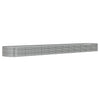 Vidaxl fioriera 512x80x36 cm in polvere colorata in acciaio rivestito