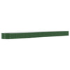 Casella di pianificazione Vidaxl 620x80x36 cm in polvere verdi in acciaio rivestito
