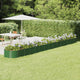 Vidaxl plantenbak 620x80x36 cm gegalvaniseerd staal groen