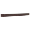 Casella di pianificazione Vidaxl 620x80x36 cm in polvere ricoperta di marrone ricoperto