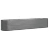 Vidaxl fioriera 368x80x68 cm in polvere grigio ricoperto