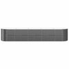 Vidaxl Planning Box 368x80x68 cm in polvere con antracite in acciaio rivestito