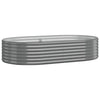 Scatola di pianificazione Vidaxl 175x100x36 cm in polvere grigio rivestito