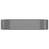 Scatola di pianificazione Vidaxl 175x100x36 cm in polvere grigio rivestito