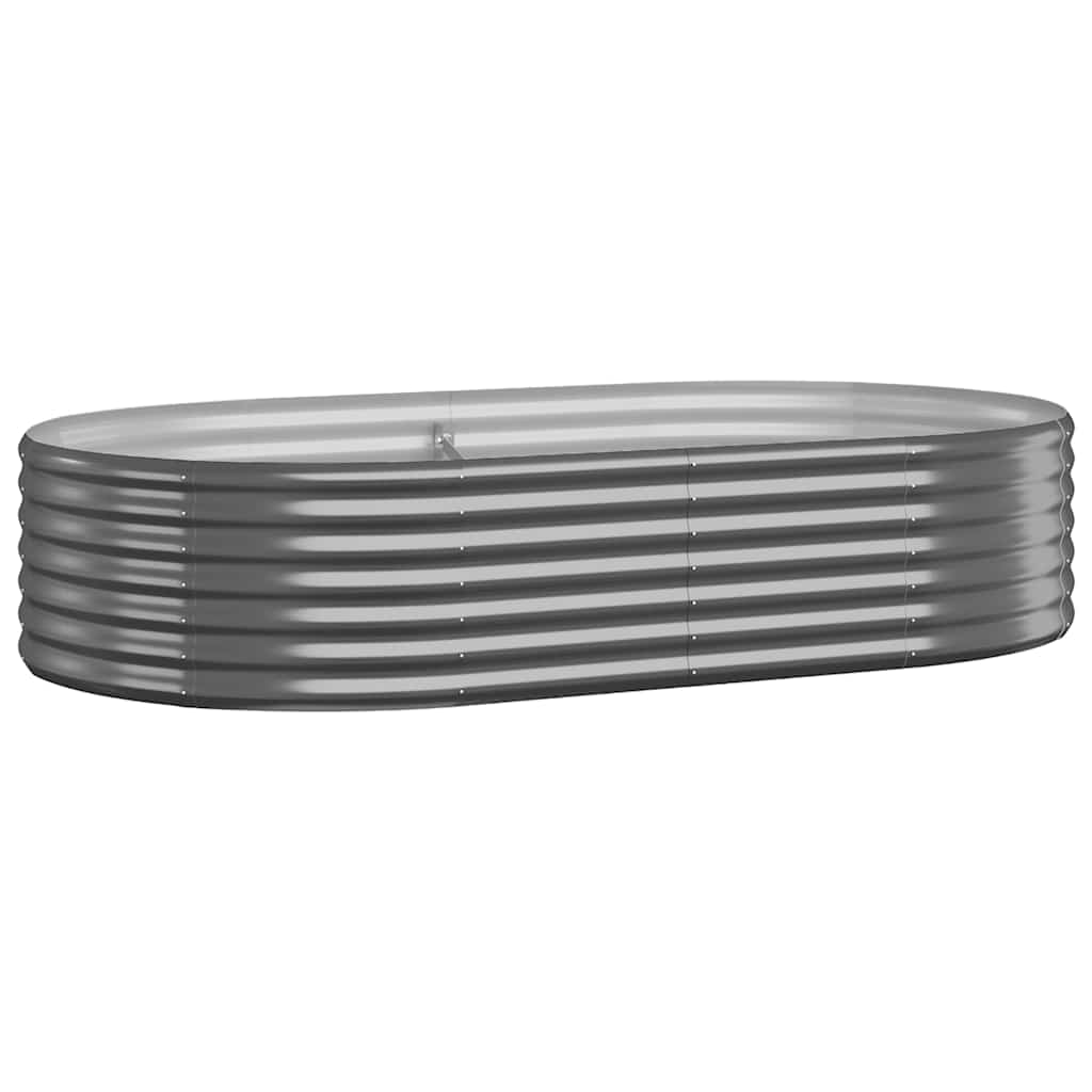 Vidaxl plantenbak 175x100x36 cm gegalvaniseerd staal antracietkleurig