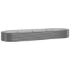 Vidaxx jardinera 322x100x36 cm acero galvanizado gris