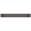 Vidaxl plantenbak 322x100x36 cm gegalvaniseerd staal bruin