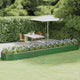 Vidaxx jardinera 507x100x36 cm acero galvanizado verde