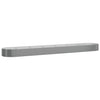 Vidaxl plantenbak 544x100x36 cm gegalvaniseerd staal grijs