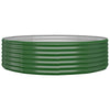 Vidaxl plantenbak 140x140x36 cm gegalvaniseerd staal groen