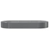 Vidaxx jardinera 296x140x36 cm acero galvanizado gris