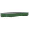 Vidaxx jardinera 373x140x36 cm acero galvanizado verde