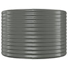 Vidaxx jardinera 100x100x68 cm acero galvanizado gris
