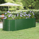 Vidaxl Planning Box 249x100x68 cm en polvo -verde recubierto de verde