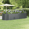 Jardinera vidaxx 322x100x68 cm acero galvanizado antracita