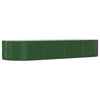 Fioriera Vidaxx 367x140x68 cm in acciaio zincato verde