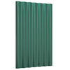Pannelli del tetto Vidaxl 36 ST 60x36 cm in polvere ricoperta verde