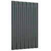 Pannelli del tetto Vidaxl 36 ST 60x36 cm in polvere con antracite in acciaio rivestito