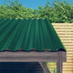 Paneles de techo Vidaxx 12 piezas 80x36 cm acero galvanizado verde