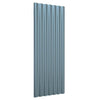 Pannelli del tetto Vidaxl 12 ST 100x36 cm in polvere grigio rivestito