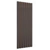 Pannelli del tetto Vidaxl 12 ST 100x36 cm in polvere ricoperta di marrone ricoperto