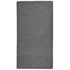 Vidaxl buitenkleed platgeweven 80x150 cm grijs