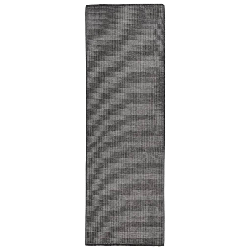 Vidaxl RUG FUERA FILLA TOVA 80X250 CM GRIS