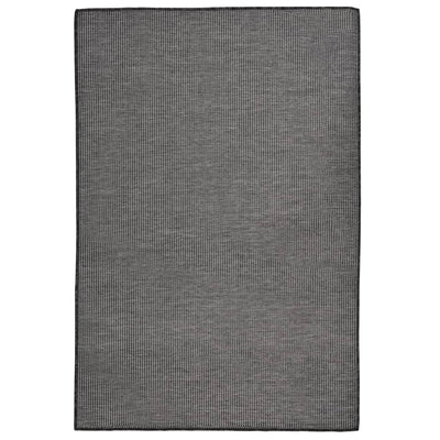 Vidaxl tappeto esterno piatto 120x170 cm grigio