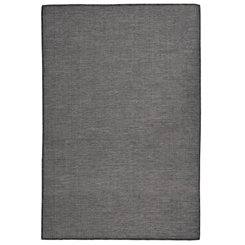 Vidaxl tappeto esterno piatto 120x170 cm grigio