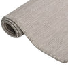 Vidaxl tappeto esterno piatto intrecciato 140x200 cm taupe