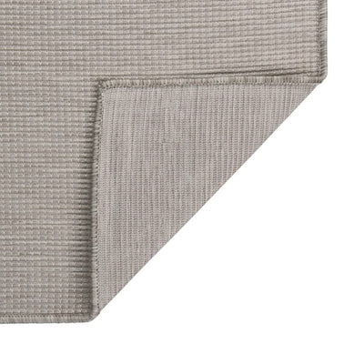 Vidaxl Tappeto esterno piatto intrecciato 160x230 cm taupe