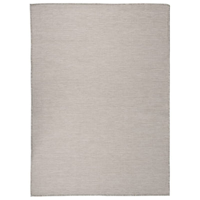 Vidaxl buitenkleed platgeweven 200x280 cm lichtgrijs