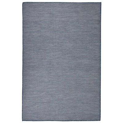 Vidaxl Rug Flat Woven 120x170 cm azul