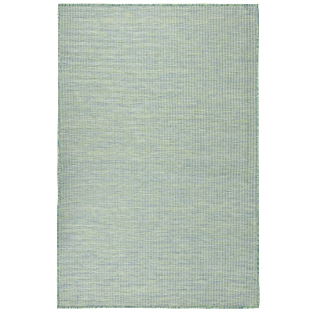 Vidaxl Tappeto esterno piatto -Turquoise da 120x170 cm