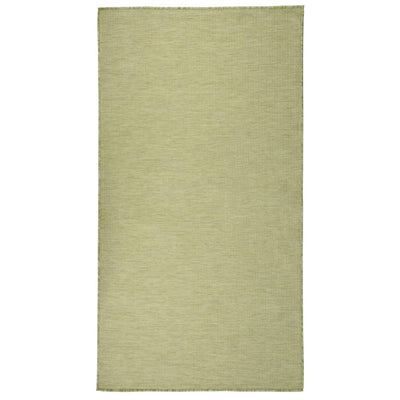 Vidaxl tappeto esterno piatto 80x150 cm verde