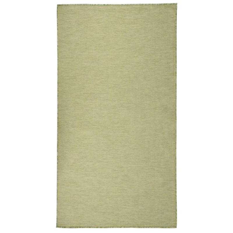 Vidaxl tappeto esterno piatto 80x150 cm verde