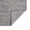 Vidaxl RUG FUERA FILLA TOVA 80X250 CM MARRÓN Y AZUL