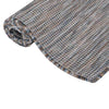 Vidaxl RUG FUERA FILLA TOVA 80X250 CM MARRÓN Y AZUL